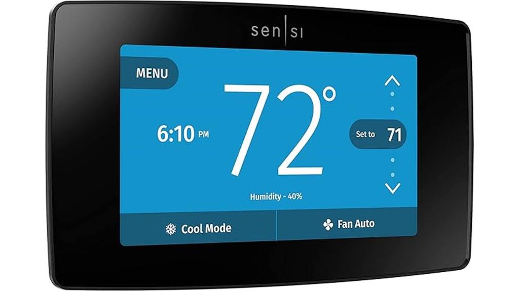 wi fi enabled smart thermostat