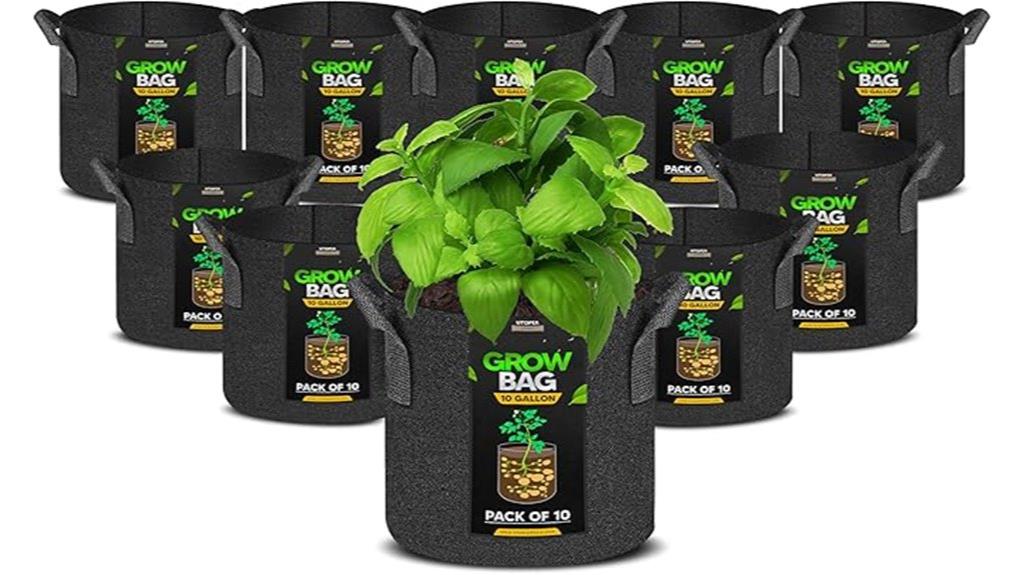 10 gallon fabric grow bags