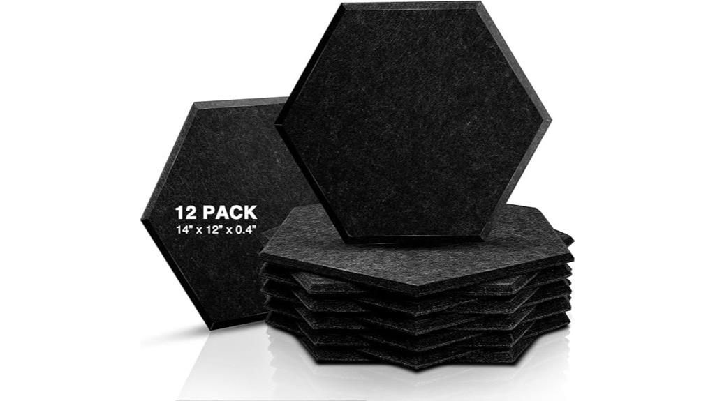 12 pack hexagon acoustic panels