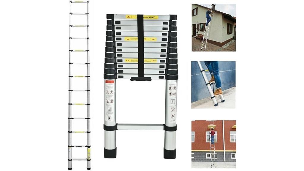 16 foot aluminum extension ladder