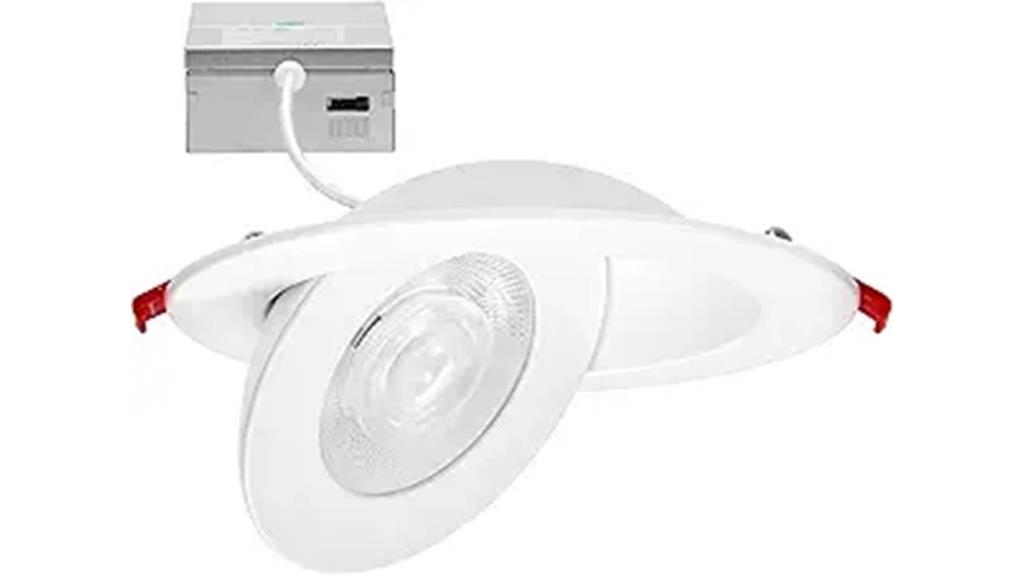 adjustable 6 inch led downlight