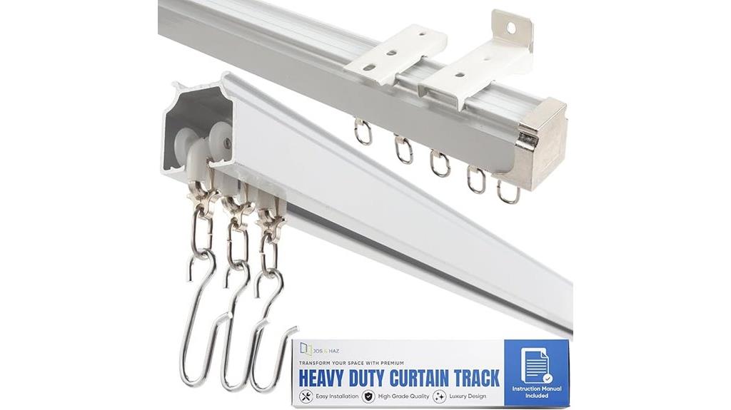 adjustable ceiling curtain track