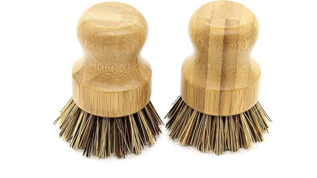 bamboo dish scrub pack