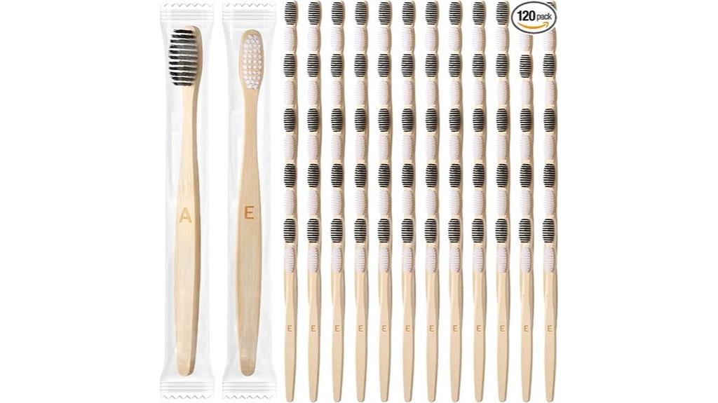 bamboo toothbrushes bulk pack