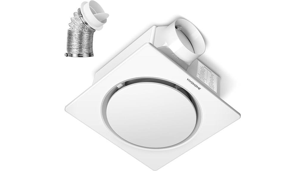 bathroom exhaust fan with sensor