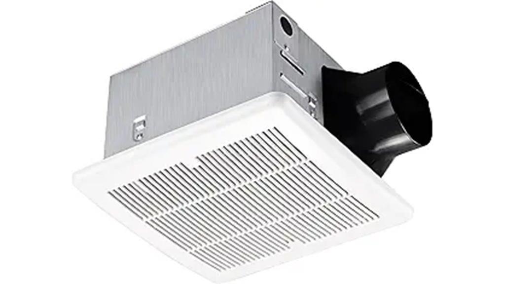 bathroom fan with humidity sensor