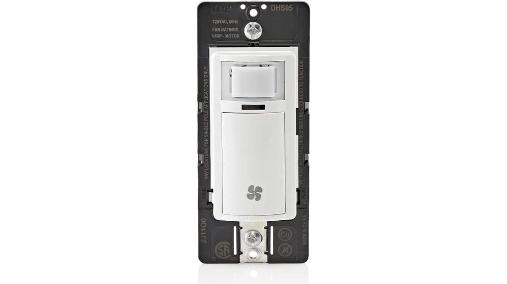 bathroom humidity sensor switch