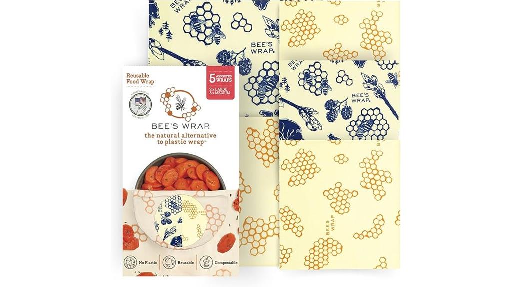 beeswax food wraps pack