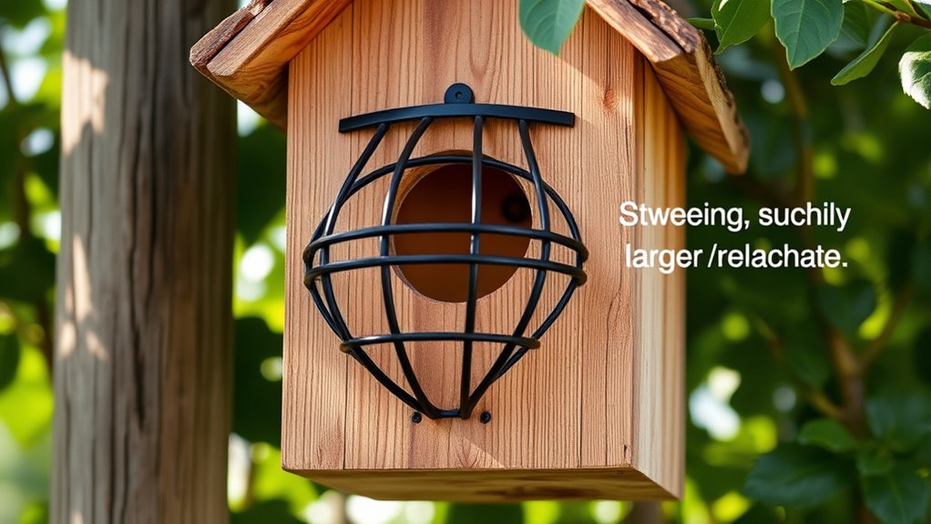 bird house predator protection