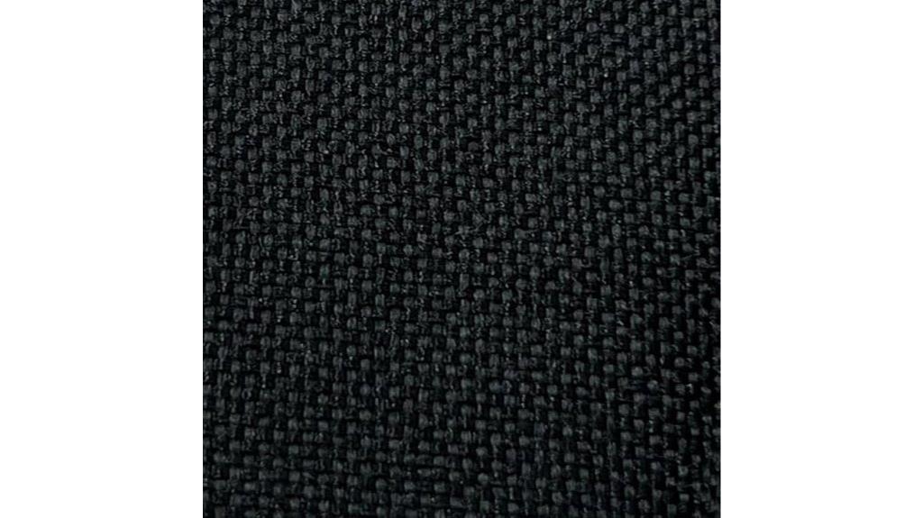 black acoustic fabric material