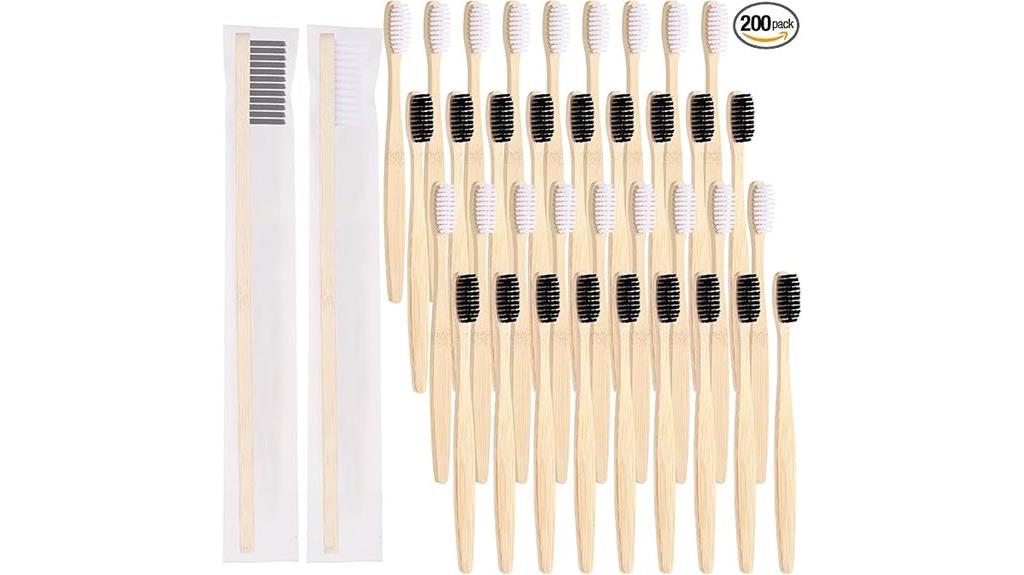 bulk bamboo toothbrushes pack