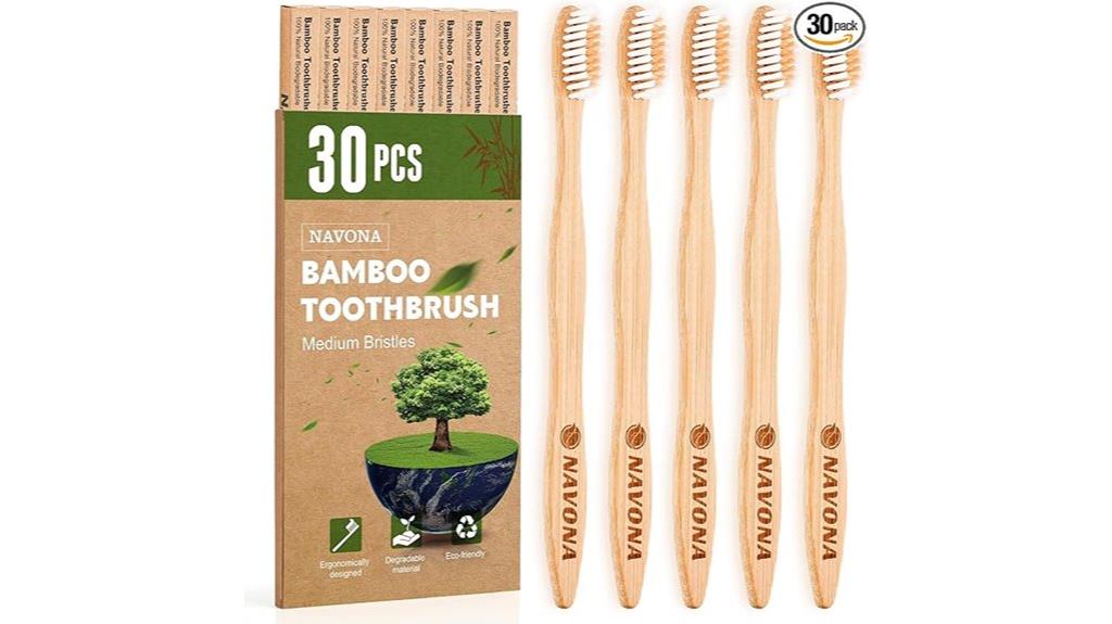 bulk bamboo toothbrushes pack
