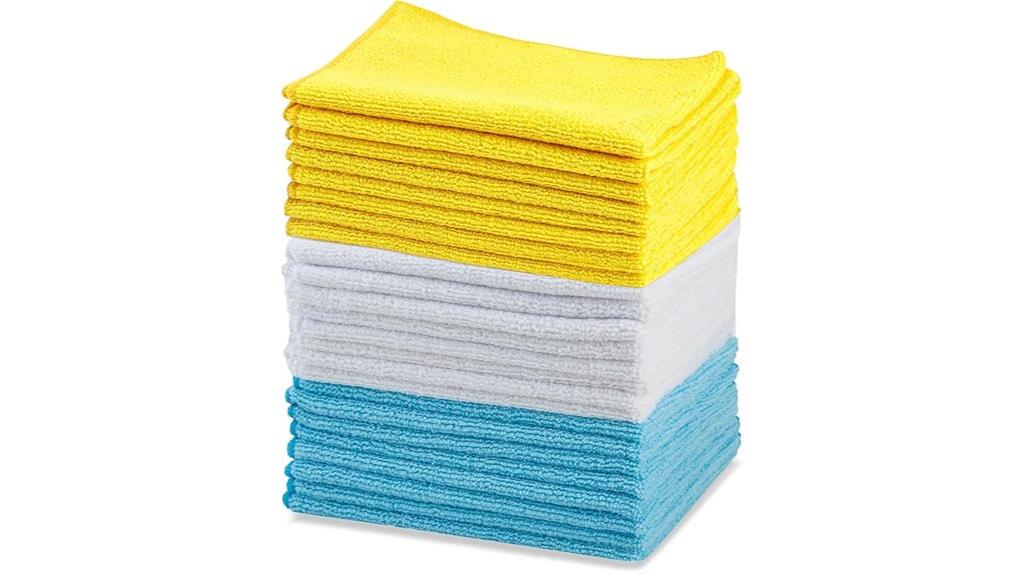 bulk pack of microfiber cloths