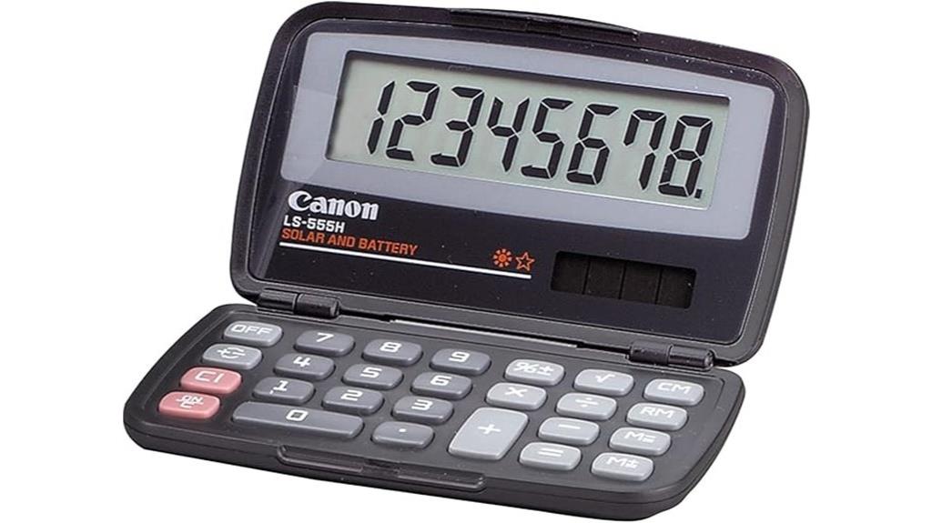 canon ls 555h calculator