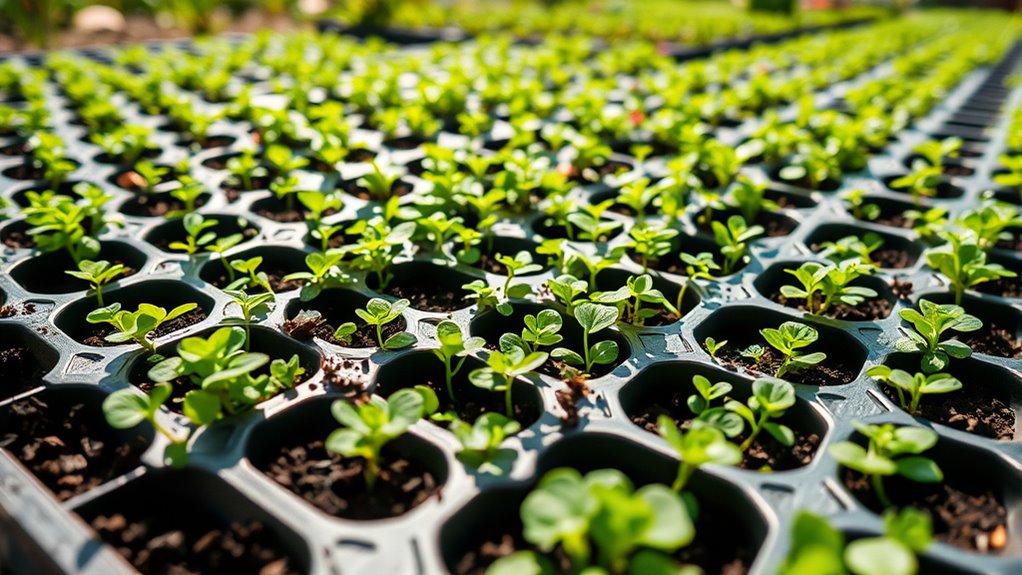 choosing suitable wildflower trays