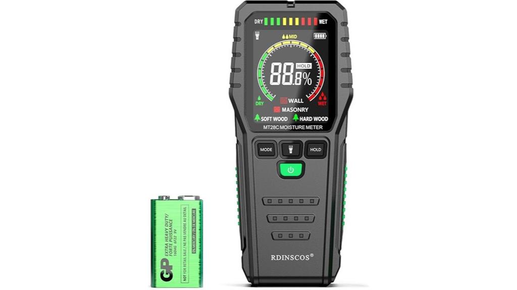 cordless moisture detection device