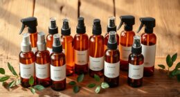 eco friendly amber glass bottles