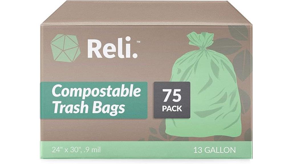 eco friendly compostable trash bags