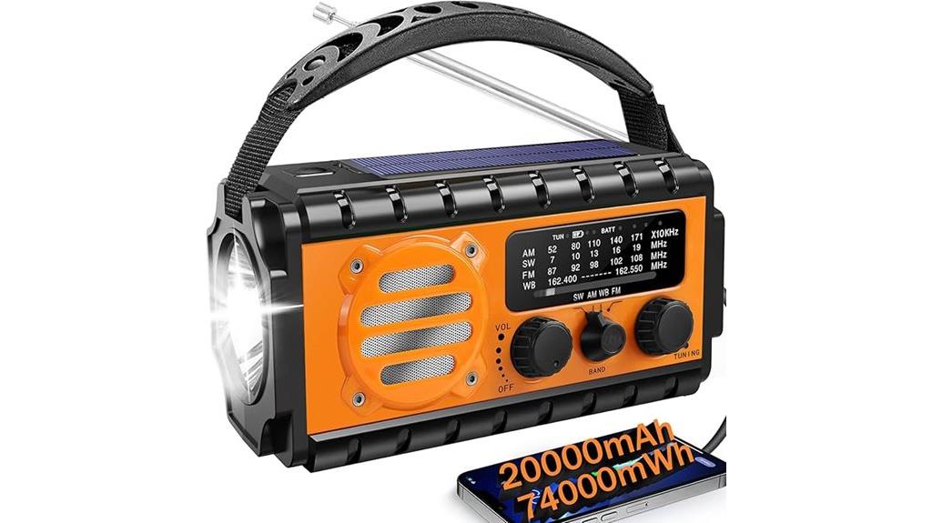 emergency radio with weather