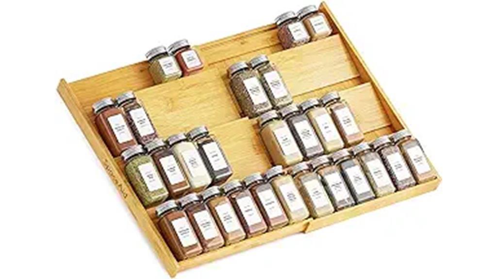 expandable 4 tier spice rack