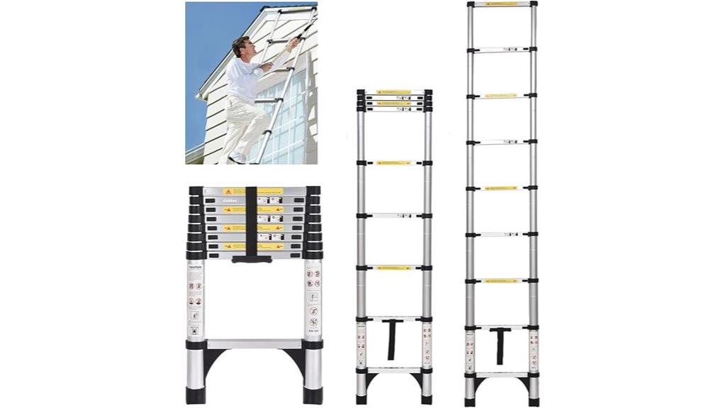 extendable 8 5 ft aluminum