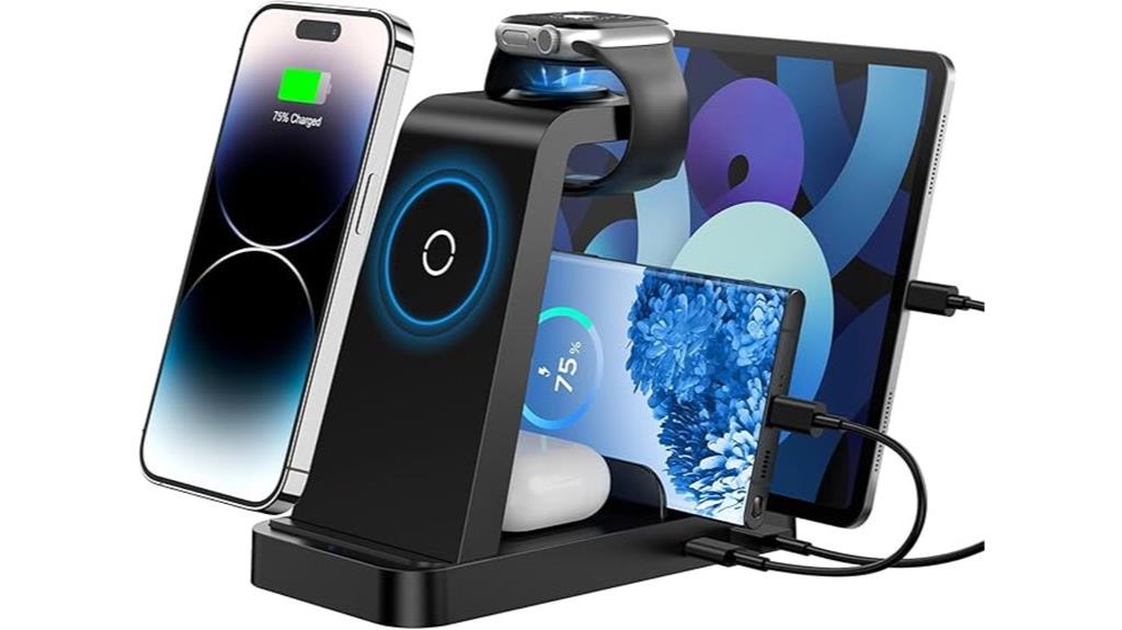 five in one wireless charging station