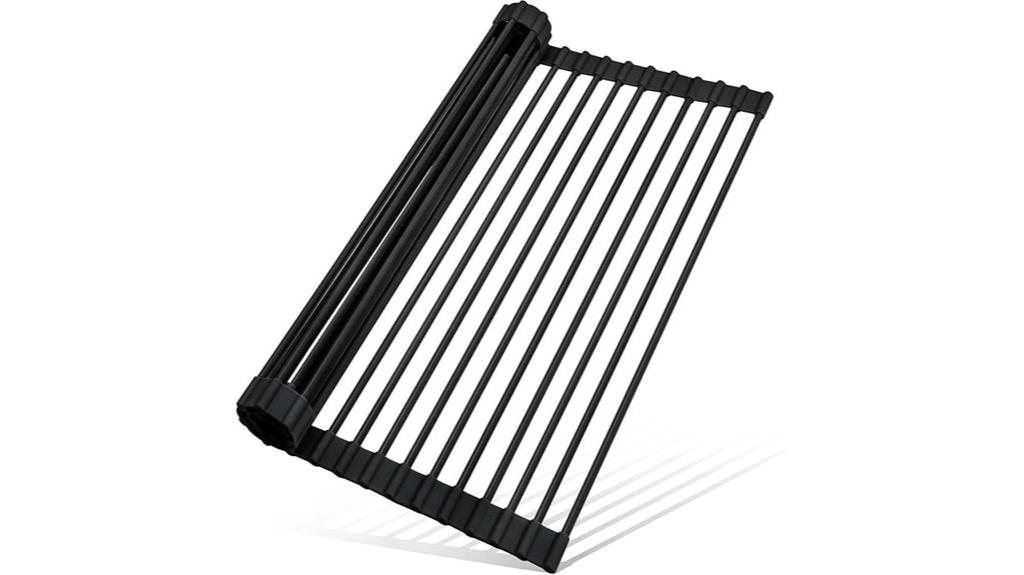 flexible kitchen dish rack