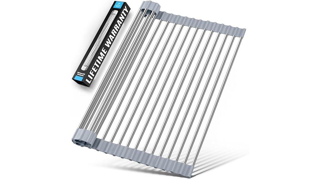 flexible space saving drying rack