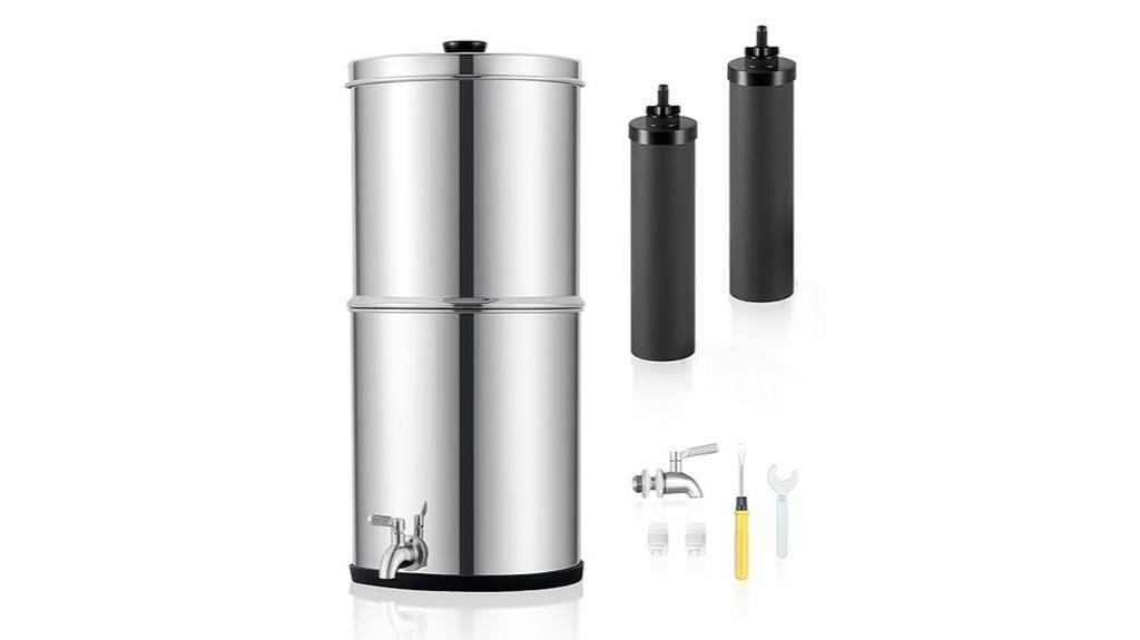 gravity fed water filtration