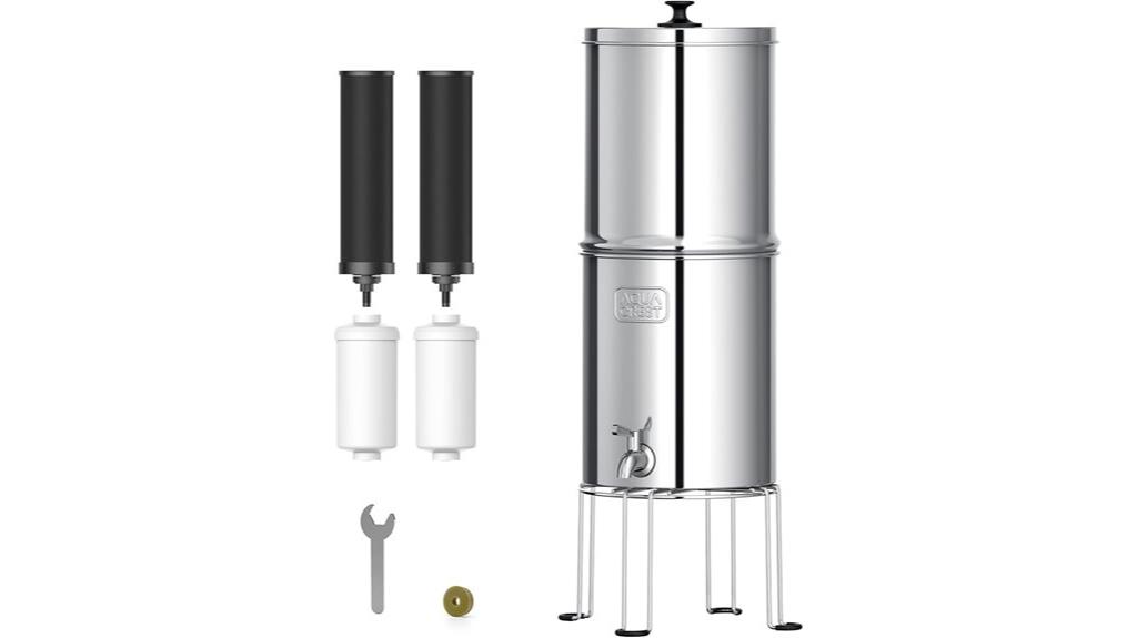 gravity water filter system