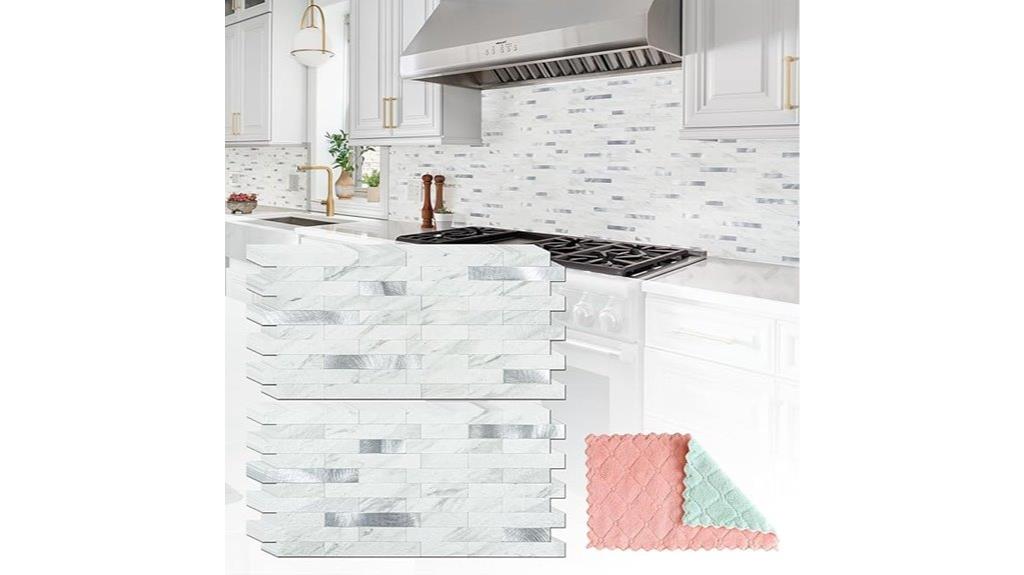kitchen peel stick backsplash
