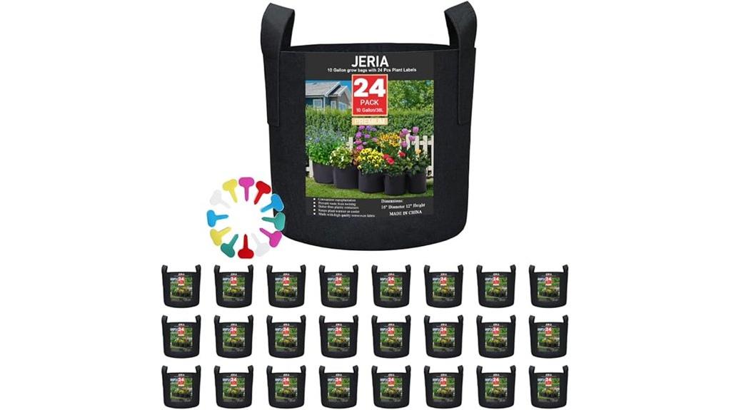 large 10 gallon grow bags