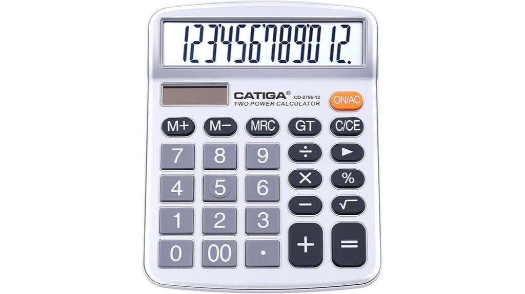 large lcd desktop calculator