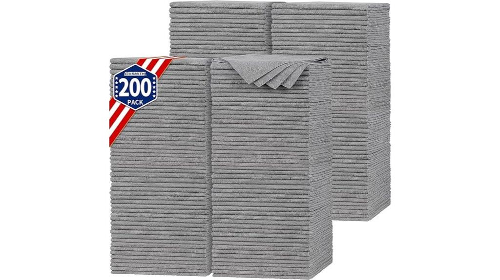 large pack of towels