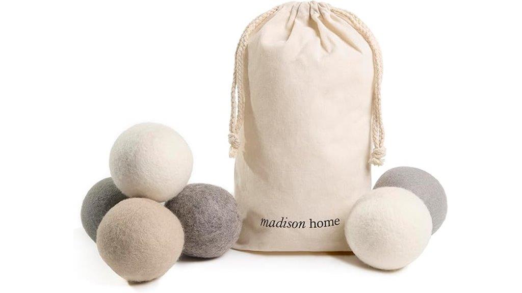 large pack of wool dryer balls