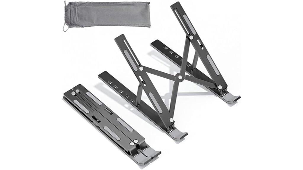 lightweight aluminum laptop holder