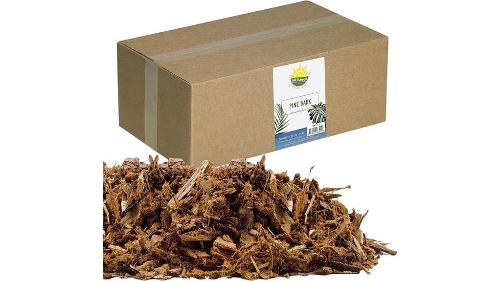 natural pine bark mulch