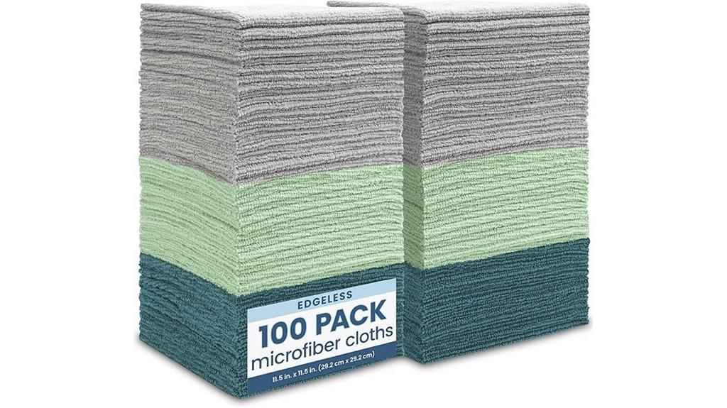 pack of 100 microfiber cloths