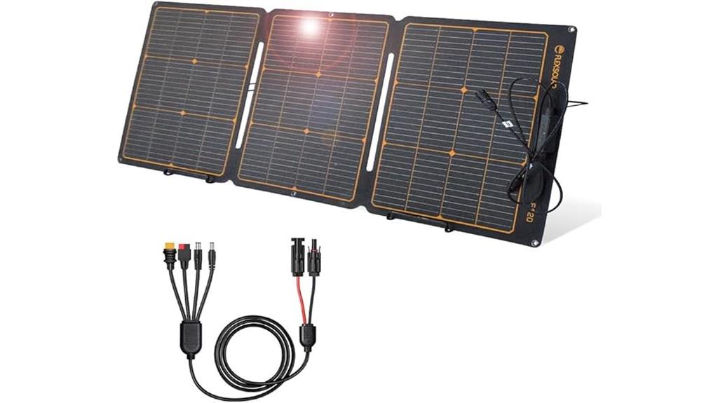 portable 120w foldable panel