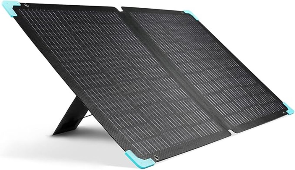 portable 120w foldable solar panel