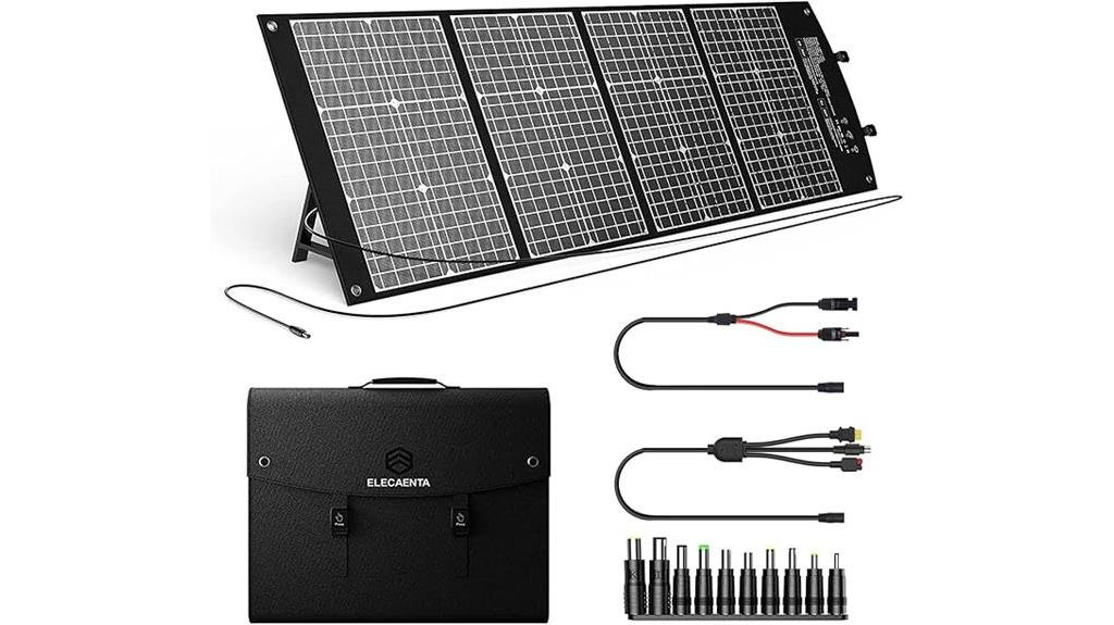 portable 120w solar panel