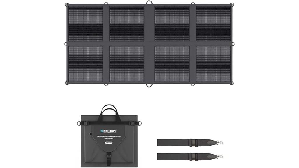 portable 200w solar blanket