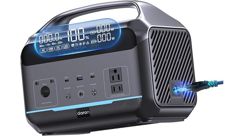 portable 288wh lifepo4 power