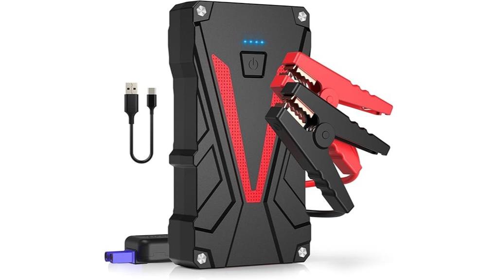 portable jump starter with fast charging