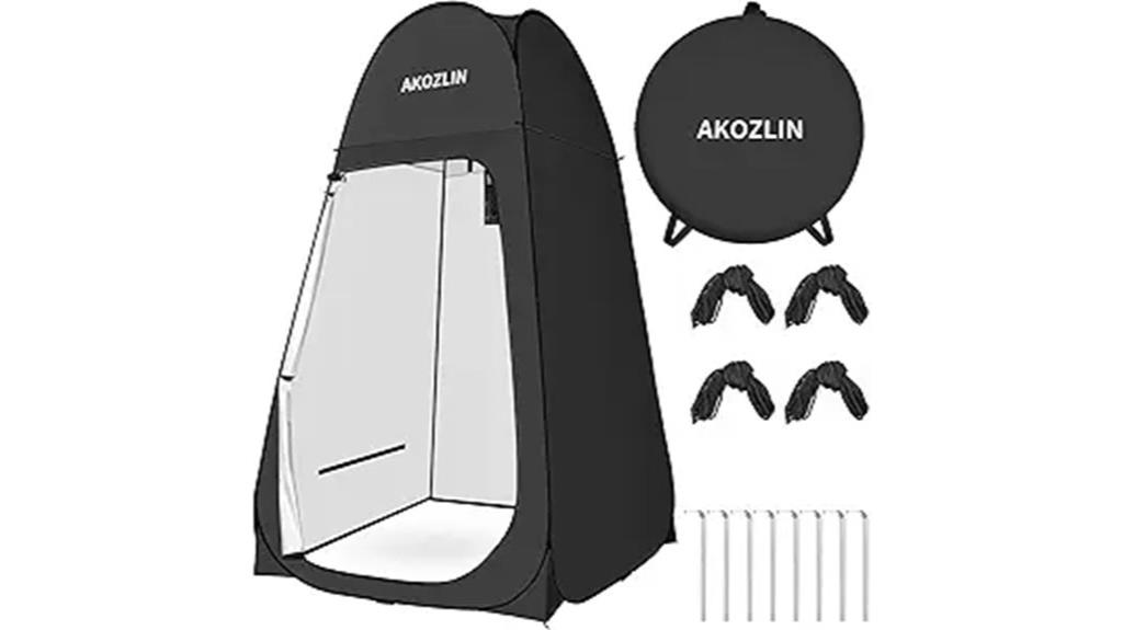 portable outdoor shower tent