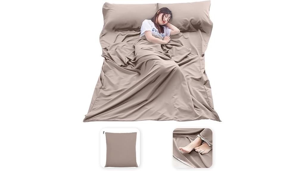 portable sleeping bag liner