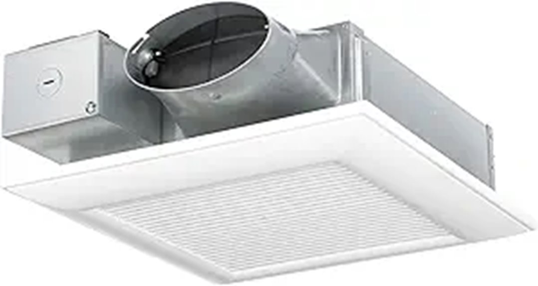 quiet bathroom ventilation fan