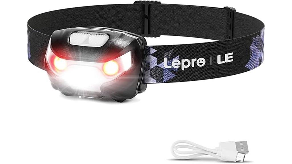 rechargeable waterproof headlamp