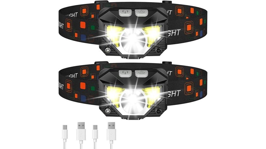 rechargeable waterproof led headlamps
