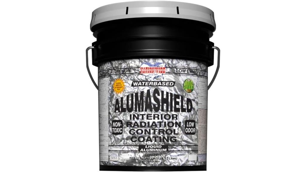 reflective aluminum insulation coating